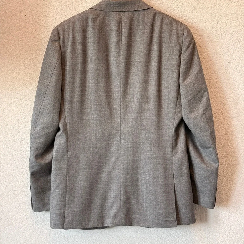 Suitsupply Lazio Suit Vitale Barberis Canonico Wool Men's Gray 42R Slim